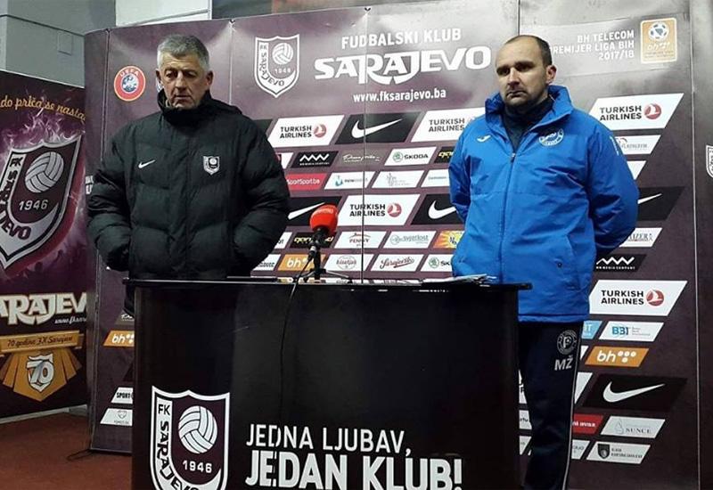 Treneri Musemić i Žižović nakon utakmice - Delegat zatvorio oči i uši na sukob trenera Sarajeva i Radnika