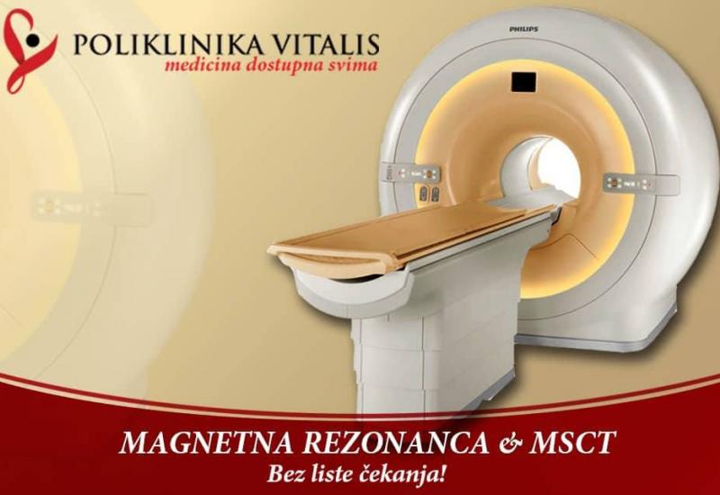 Magnetna rezonanca - Vitalis: Snimanja magnetnom rezonancom i promotivne cijene MSCT snimanja