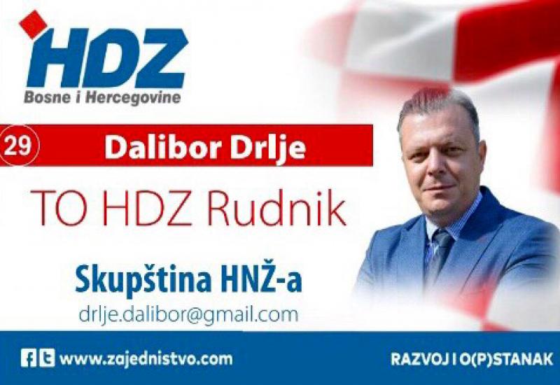 Izborni plakat Dalibora Drlje - 