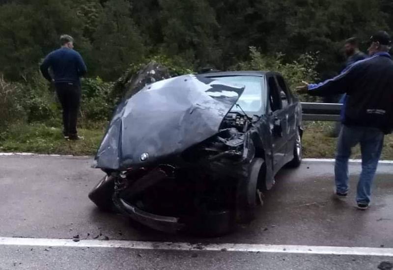 Teža prometna nesreća na cesti Jablanica - Prozor