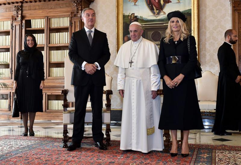 Đukanović: Papa Franjo stiže u posjetu Crnoj Gori