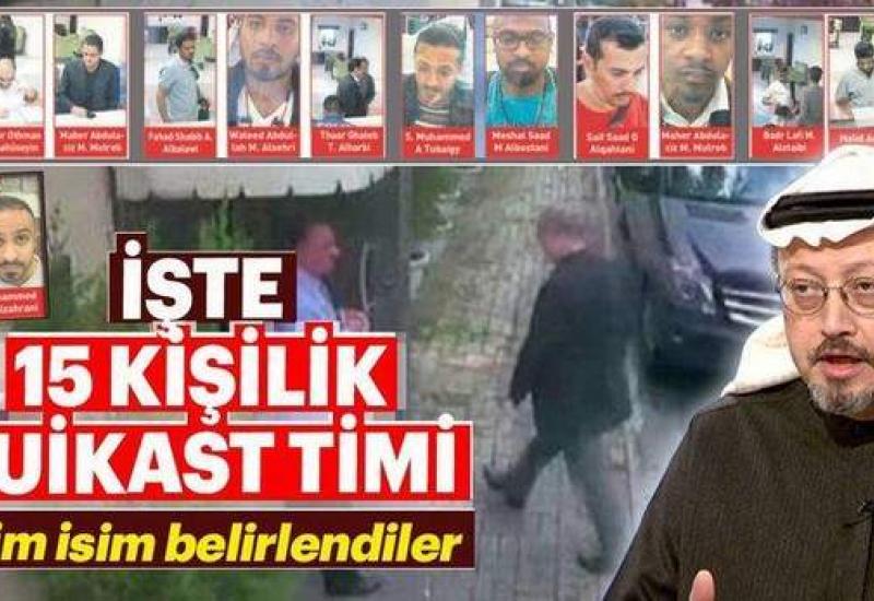 Tekst iz turskih dnevnih novinara Sabah kojim su pokušali identificirati 15-članu saudijsku grupu navodno uključenu u nestanak novinara Jamala Khashoggia - Turska: Imamo dokaze da su Saudijci ubili Kashoggija