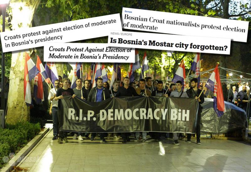 Svjetski mediji o prosvjedu u Mostaru