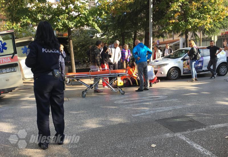 Taxi vozilom uradio pješakinju - Mostar: Taxi udario pješakinju
