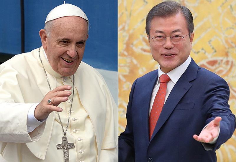 Papa Franjo i Moon Jae-in - Moon predao poziv papi Franji da posjeti Sjevernu Koreju