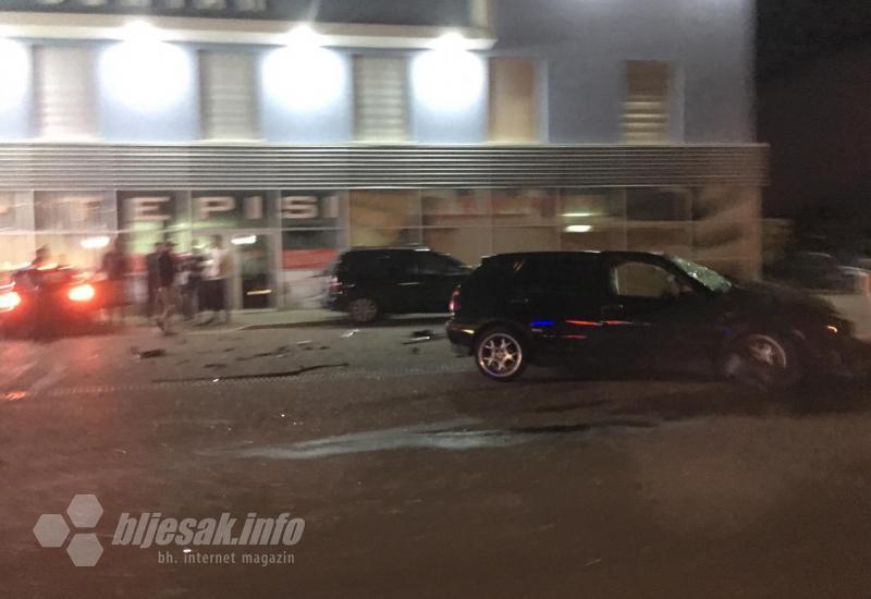 Sudar osobnih vozila - Mostar: Tri osobe ozlijeđene u sudaru Golfa i Audija