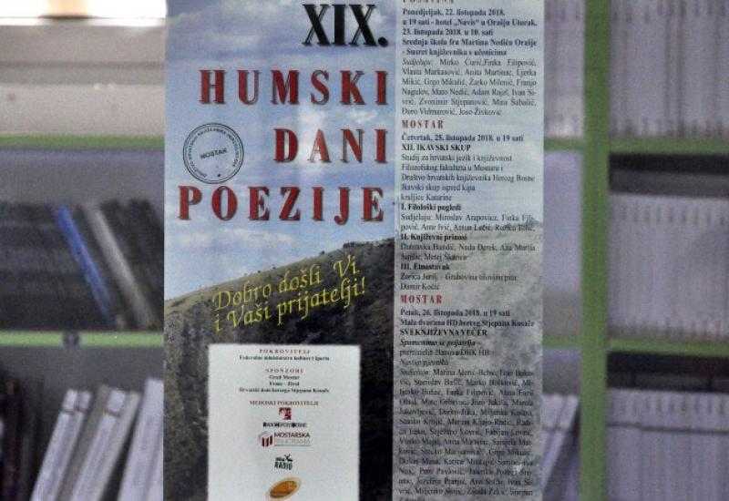 Najavni plakat - Superknjiževna večer se nastavlja u Mostaru