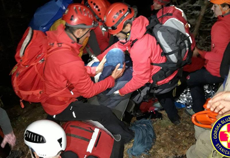 Spasioci izvukli ozlijeđenog planinara