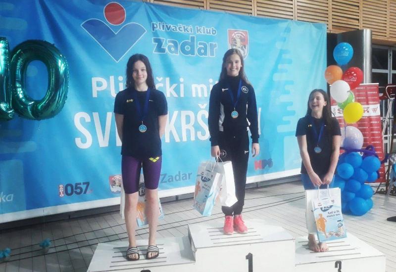 Mostarska plivačica Lana Pudar oborila četiri državna rekorda i osvojila četiri zlata
