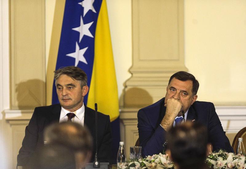 Željko Komšić i Milorad Dodik - Dodik najavio smjenu Srba u Vijeću ministara