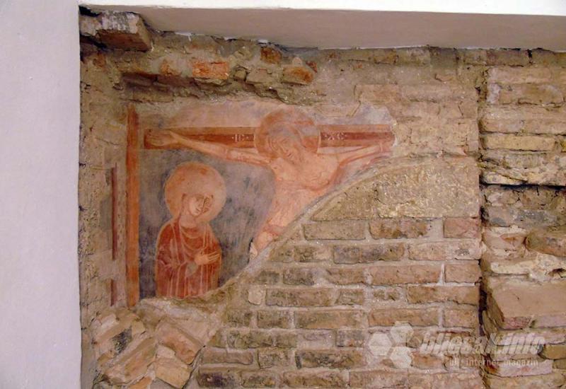 Jedna od nedavno otkrivenih freski - Bač, nekad prijestolnica, danas zaboravljen od svih