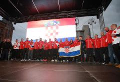 'Zlatni' hrvatski tenisači dočekani na središnjem zagrebačkom trgu