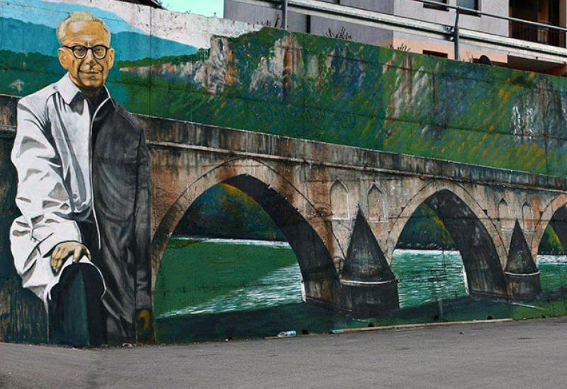 Umjetnik napravio jedinstven mural Ive Andrića