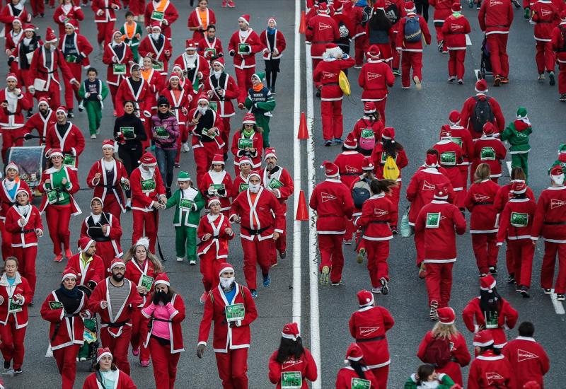 Utrka u Madridu - U Madridu održana trka Djeda Mrazova