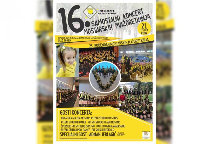Koncert Mostarskih mažoretkinja u Kosači - Velikim koncertom Mostarske mažoretkinje obilježit će 23. rođendan