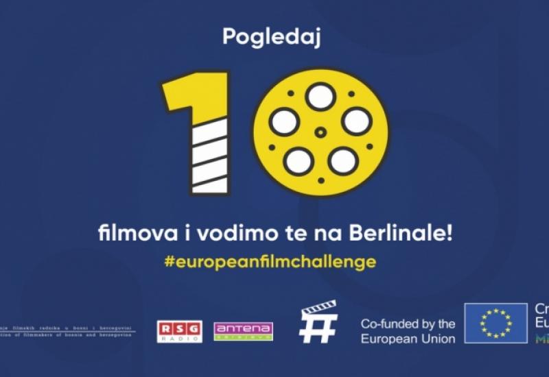 Plakat natjecanja - Krstina Majstorović prva pobjednica bh. EuropeanFilmChallengea