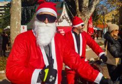 Biciklijada Djeda Božićnjaka donijela blagdansku čaroliju u Mostar