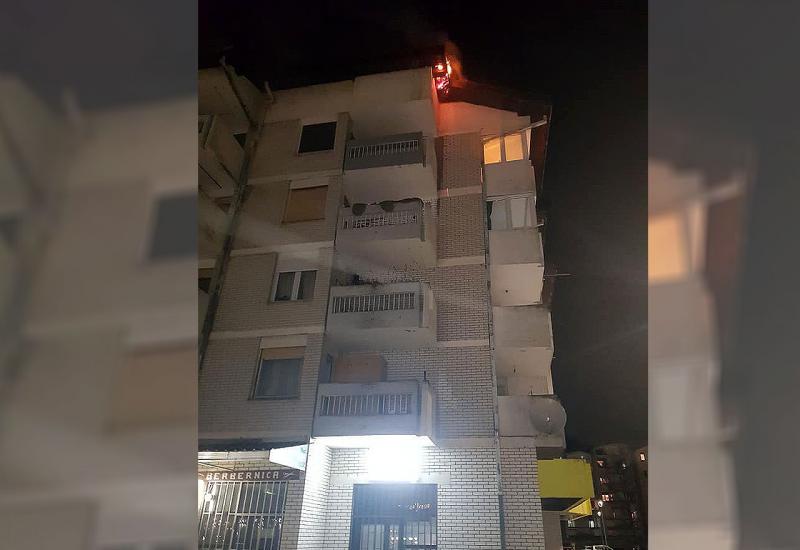 Jablanica: Izgorjelo potkrovlje stambene zgrade