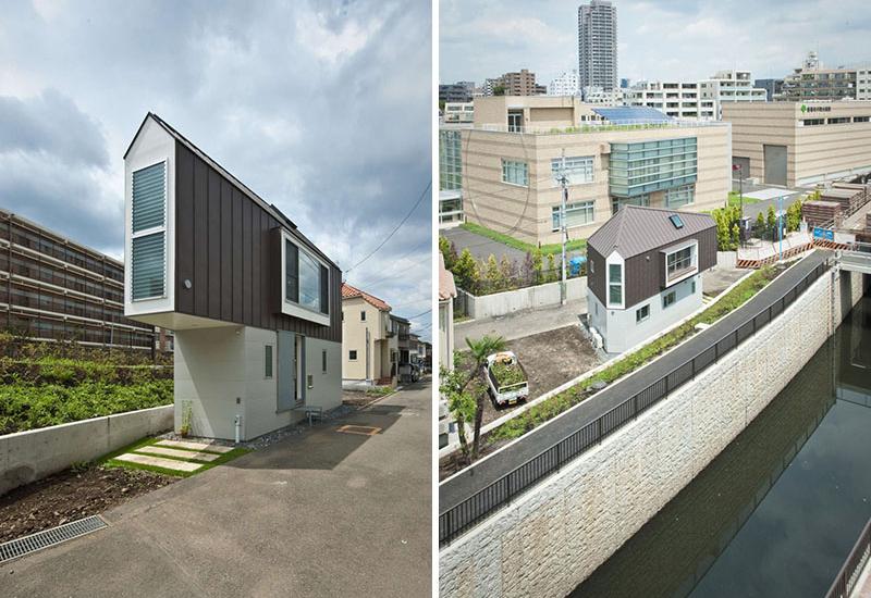 Arhitektonski atelje Mizuishi osmislio je ovu kuću uz rijeku u Tokiju, Japan - Veličina nije bitna