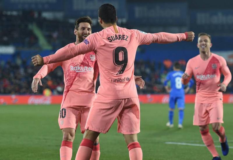 Messi i Suarez vodili Barcelonu do pobjede nad Getafeom