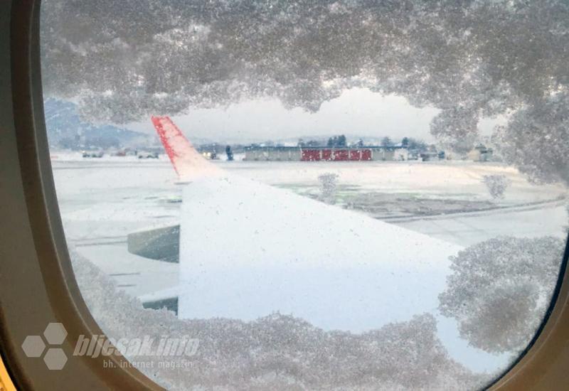 Snijeg otkazao letove iz zapadne Europe za Sarajevo