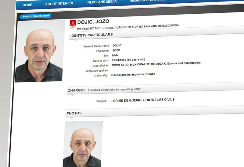 Interpol raspisao potjernicu za Jozom Đojićem