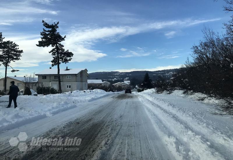 Naselje Puringaj - Široki Brijeg: Glavne prometnice očišćene od snijega, problem u okolnim ulicama
