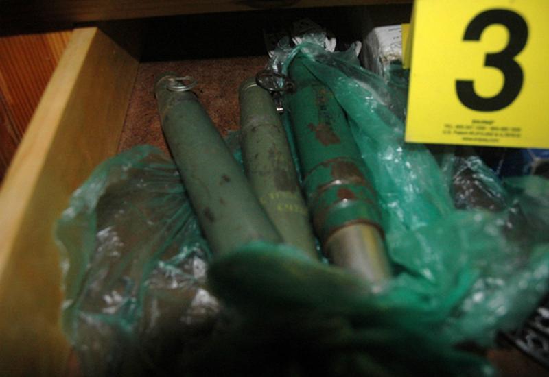 Zaplijenjene mine - Policija zaplijenila drogu, mine i pušku