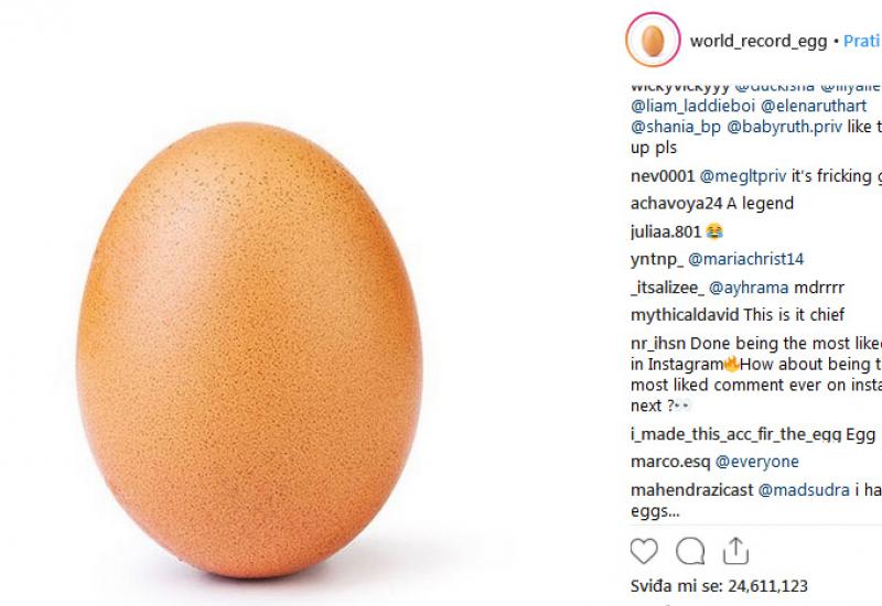 Otkrivena tajna jajeta s Instagrama 