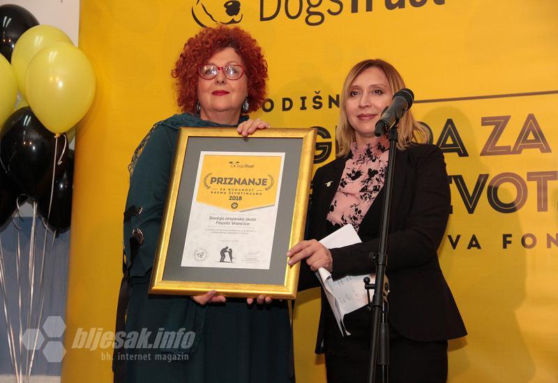 Dodjela nagrade  za humanost prema životinjama za 2018. godinu - Mostarska škola nagrađena za humanost prema životinjama