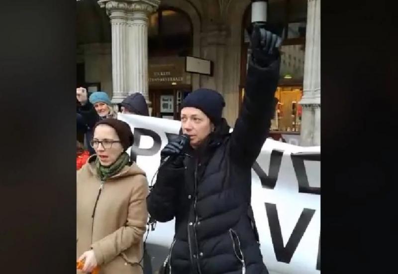 Suzana Radanoviću Beču govorila o smrti Davida i Dženana - Majka ubijenog Davida na prosvjedu u Beču: Pozivam EU i potpisnice Daytona da nam pomognu