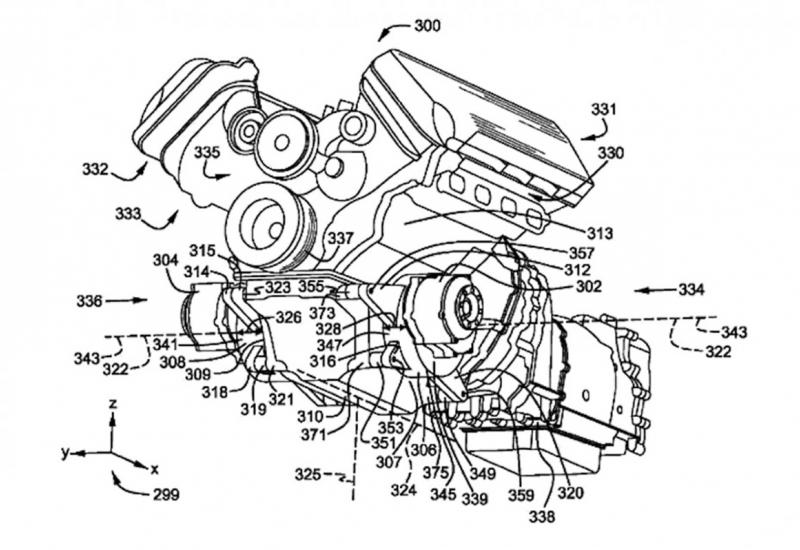 Patent motora V-8 - Otkriven Fordov plan o hibridnom V8 motoru:  Pogonit će Mustanga?!