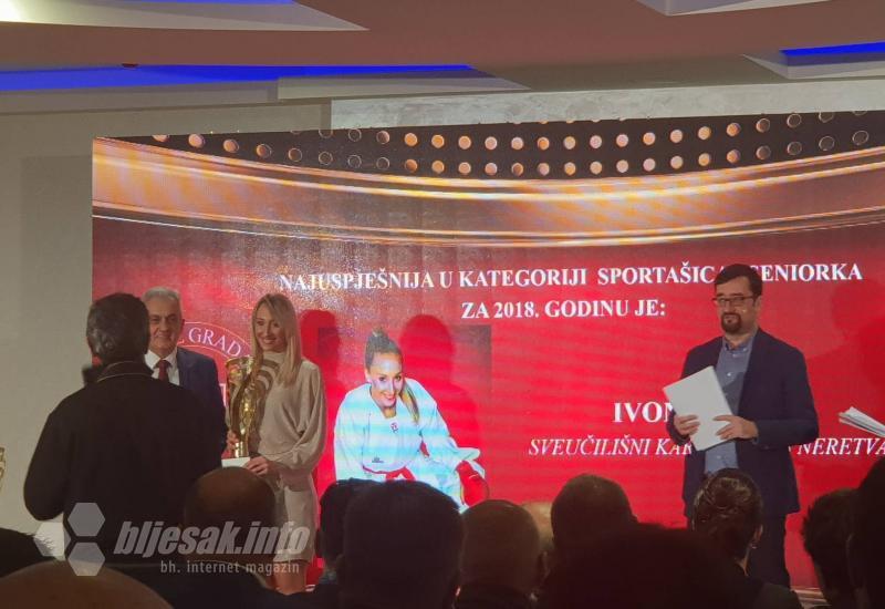 Svečana ceremonija proglašenja najuspješnijih sportaša Grada Mostara - Ivan Klepić i Ivona Ćavar najuspješniji sportaši Mostara