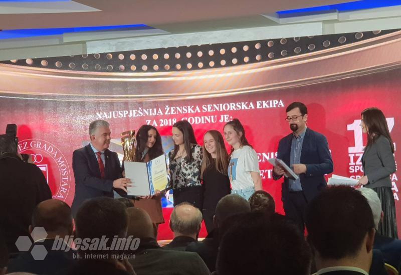 Svečana ceremonija proglašenja najuspješnijih sportaša Grada Mostara - Ivan Klepić i Ivona Ćavar najuspješniji sportaši Mostara