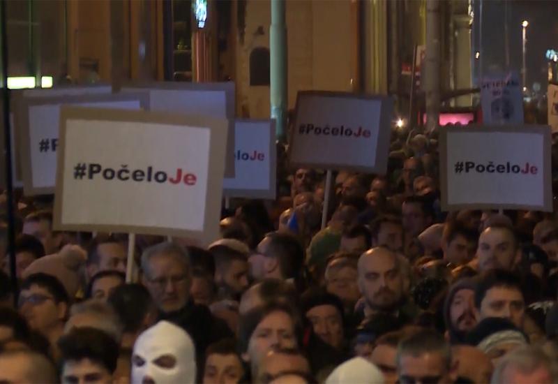 Održan deveti mimohod protiv Vučića u Beogradu
