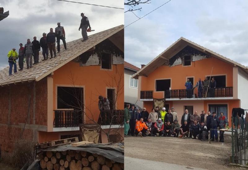  - I to je BiH: Susjedi nakon požara obitelji izgradilei novi krov