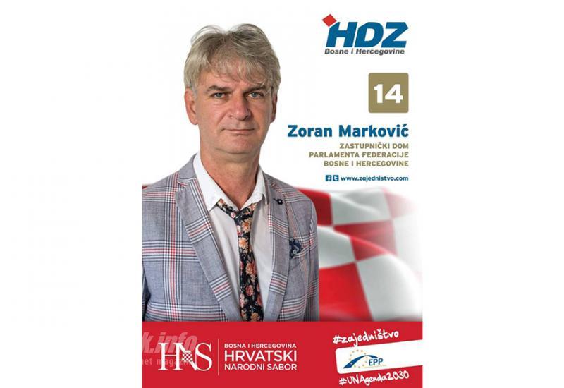 Predizborni plakat Zoran Markovića - Neviđena definicija: Nađeno rješenje kako će se ljudi otimati da rade