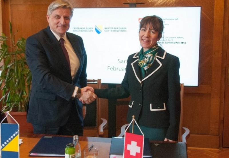 Nastavak jačanja kapaciteta CBBiH uz podršku Vlade Švicarske