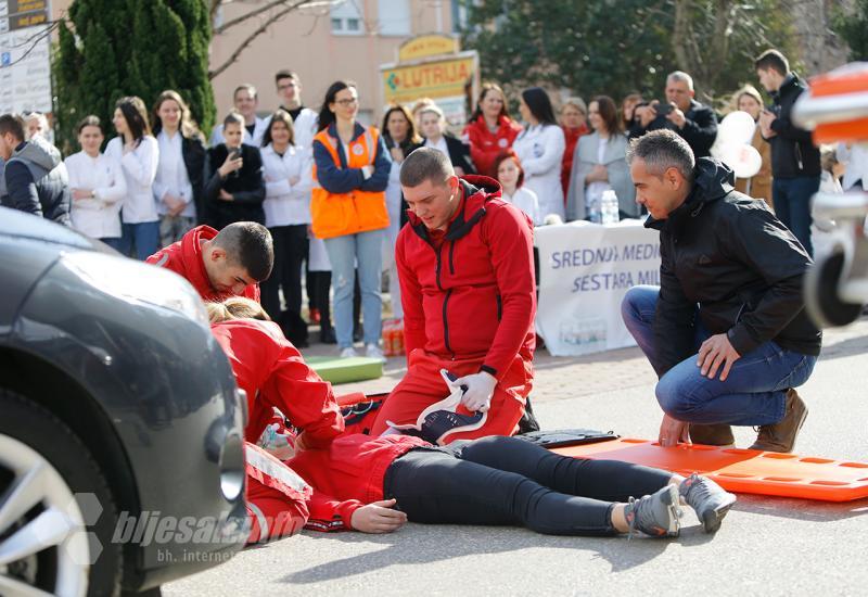 Pokazna vježba hitne medicinske pomoći kroz simulaciju nesreće - Oni brinu za 100 tisuća stanovnika Mostara