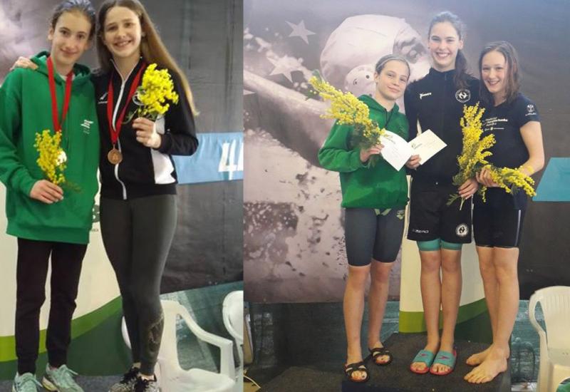 Plivači KVS Orka Mostar - Plivači Orke osvojili 14 medalja, Amina Kajtaz oborila dva državna rekorda