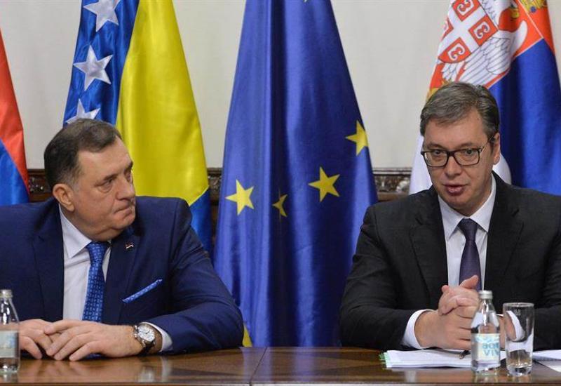 Dodik i Vučić - Iznenadni sastanak Dodika i Vučića u Beogradu