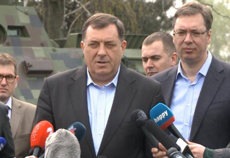 Aleksandar Vučić i MIlorad Dodik - Dodik Vučiću: Mi smo svi Srbi i jednako, iako to mnogi stranci ne razumiju