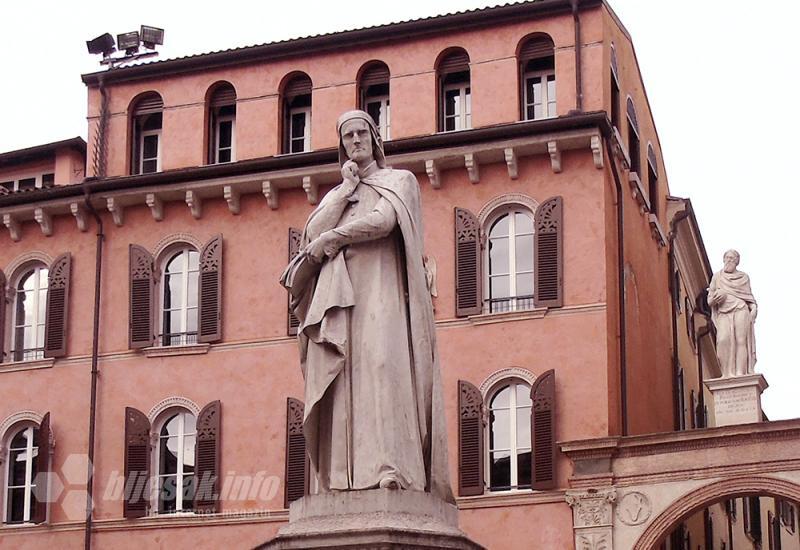 Dante na svom trgu - Verona, tamo gdje su se voljeli Romeo i Julija