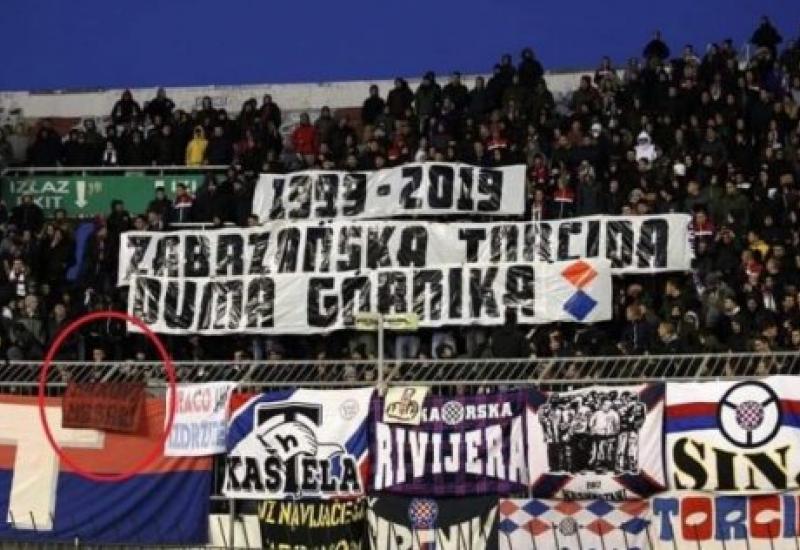 Neprimjeren sadržaj na stadionu - Mladi navijač prijavljen zbog fašističkog transparenta na Poljudu