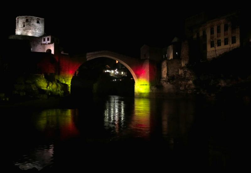 Mostar ne zaboravlja prijatelje: Stari most u bojama Njemačke