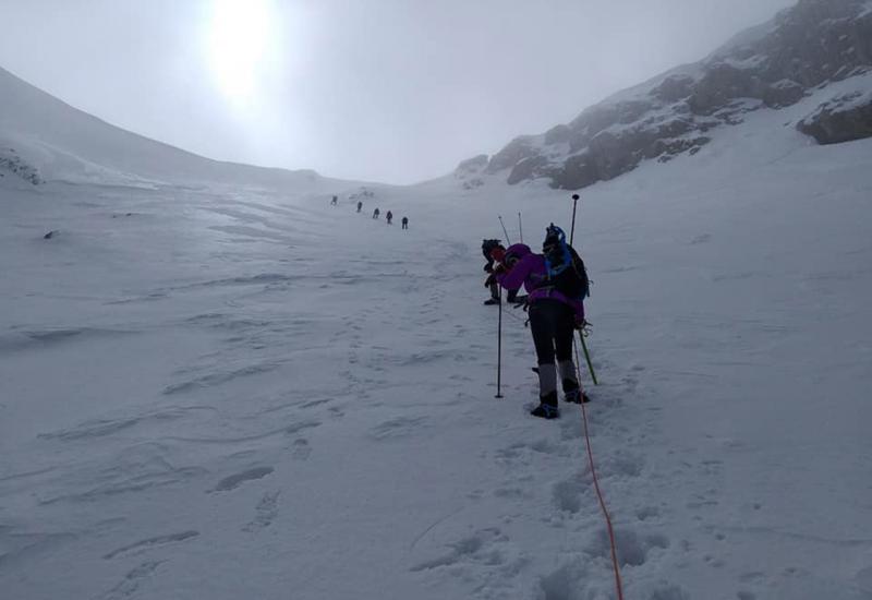 Uspon na Pločno - Usponom na Pločno pripremaju se za osvajanje Mont Blanca
