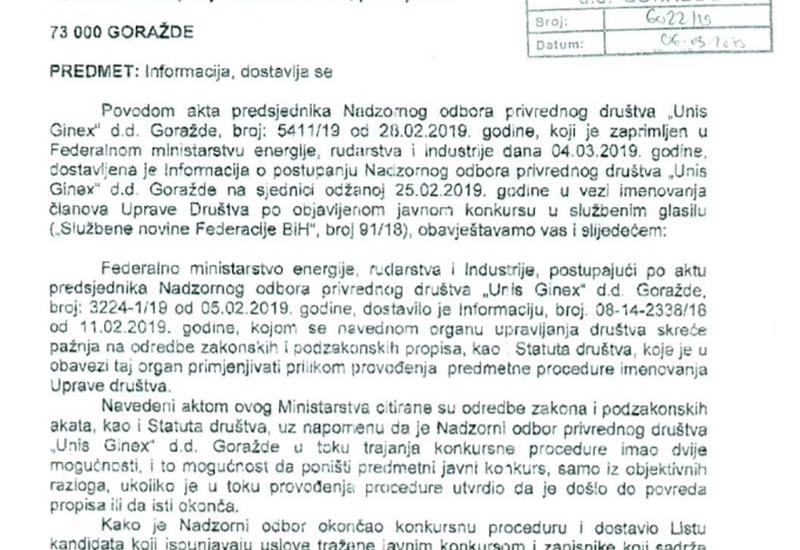  - Slučaj Unis Ginex: Kako Novalić Džindić i varaju sebe, radnike i javnost?