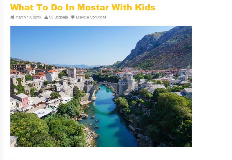 Mostar - top destinacija za roditelje s djecom?!