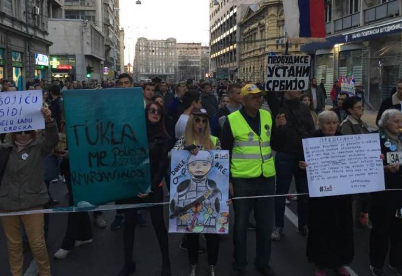 Prosvjedi u Beogradu: Ispuniti tri zahtjeva ili će se 13. travnja okupiti cijela Srbija