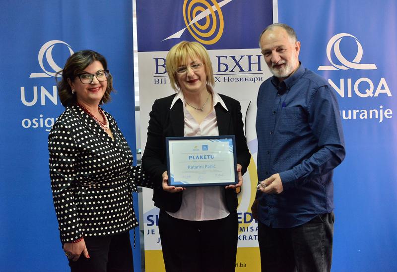 Dobitnica nagrade Uniqa Press Awarda - Nagrađene najbolje priče o osiguranju